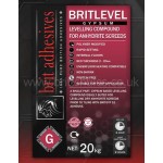 Levelling Compounds Britlevel Gypsum white leveller floor 20kg bag Brit Adhesives