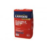 Building Products Flexible Fast Set grey adhesive wall & floor 20kg bag Larsen