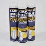 Building Products Kitchen & Bath Silicone white silicone sealant wall & floor 310ml tube Larsen