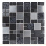 Shades of Grey Black, Multi BCT38382 29.8x29.8cm British Ceramic Tile