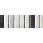 Dartmoor Naturals Black, White CAN43626 30.5x4.8cm British Ceramic Tile