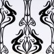 Tiffany Black HEM00611 24.8x49.8cm British Ceramic Tile