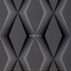 Deco Diamond Grey HEM00680 24.8x49.8cm British Ceramic Tile