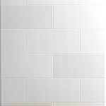 Highgate White LA50563 24.8x33.1cm British Ceramic Tile