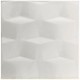 Fractal Facet White RAN00637 19.8x19.8cm British Ceramic Tile