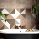 Ted Baker Colour Blocks Triangles Warm BCT58601 British Ceramic Tile