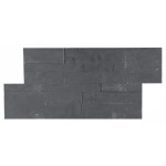Estratos Negro black 186742 18x35cm Dekostock