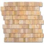 Mosaico Travertino Panfilia ochre shades 184998 28x28cm Dune