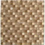 Mosaico Onix-Glass cream/brown 185023 29.3x29.3cm Dune