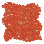 Trencadis Glass Diabolo red 185398 27.2x27.6cm Dune