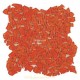 Trencadis Glass Diabolo red 185398 27.2x27.6cm Dune