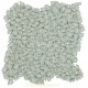 Trencadis Glass Cielo white 185399 27.2x27.6cm Dune
