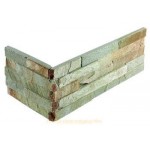 Quarzita Brick Corner brown shades 186361 15x60cm Dune