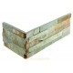 Quarzita Brick Corner brown shades 186361 15x60cm Dune