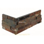 Oxido Brick Corner black 186362 15x60cm Dune