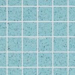 Gulf Stone green Starburst quartz resin large mosaic 4.7x4.7 cm tiles