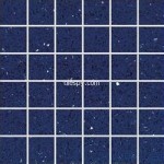Gulf Stone dark blue Starburst quartz resin large mosaic 4.7x4.7 cm tiles