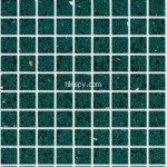 Gulf Stone green Starburst quartz resin small mosaic 2.5x2.5 cm tiles