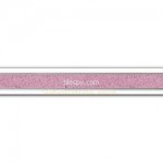 Gulf Stone light pink Starburst quartz resin border 60x4.5 cm tiles