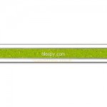 Gulf Stone lime green Starburst quartz resin border 60x4.5 cm tiles
