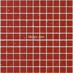 Gulf Stone red Starburst quartz resin small mosaic 2.5x2.5 cm tiles