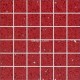 Gulf Stone red Starburst quartz resin large mosaic 4.7x4.7 cm tiles