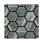 Hexagonal 216 brown Mosaic 32.6x35cm Trend GB