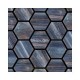 Hexagonal 218 blue Mosaic 32.6x36cm Trend GB