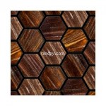 Hexagonal 270 brown Mosaic 32.6x42cm Trend GB