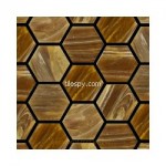 Hexagonal 282 brown Mosaic 32.6x44cm Trend GB